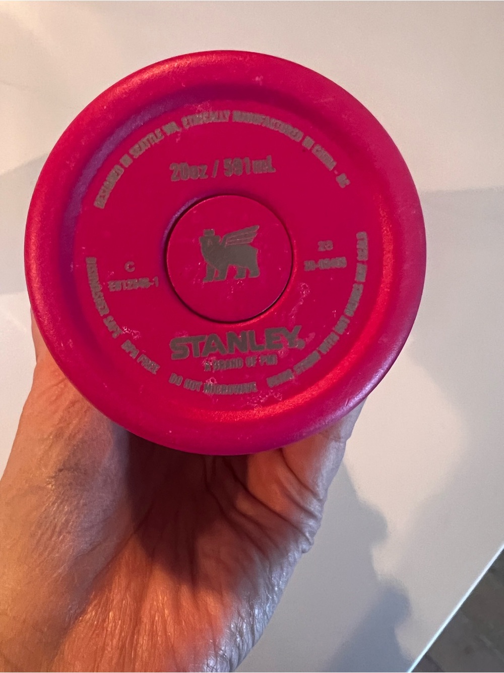 Stanley White Tumbler with Red Accent - Picture 12 of 16